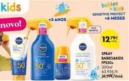 Pingo Doce Nivea - spray babies&kids fps50+ promoção