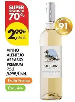 Pingo Doce Premium - vinho alentejo arrabio promoção