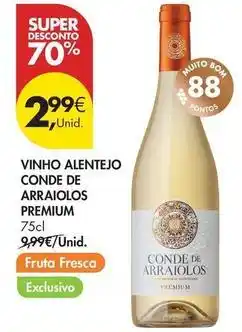Pingo Doce Castelo de arraiolos - vinho alentejo promoção