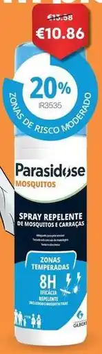 Auchan Parasidose - spray repelente de mosquitos e carracas promoção