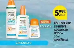 Pingo Doce Garnier - roll on kids sensitive advanced fps50+ promoção