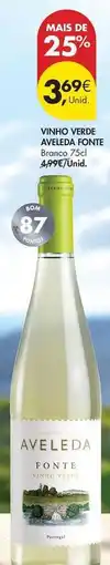 Pingo Doce Aveleda - vinho verde avella de fonte promoção