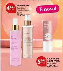 Pingo Doce Be beauty - shimmer mist promoção
