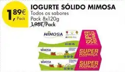 Pingo Doce Mimosa - iogurte sólido promoção