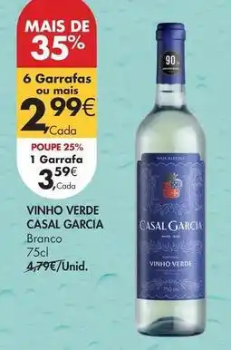 Pingo Doce Casal garcia - vinho verde promoção