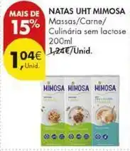 Pingo Doce Mimosa - natas uht promoção