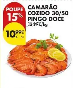 Pingo Doce Pingo doce - camarão cozido 30/50 pingo doce promoção