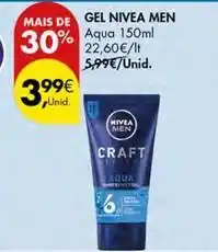 Pingo Doce Nivea - gel men promoção