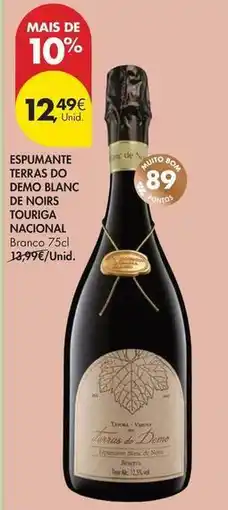 Pingo Doce Nacional - espumante terras do demo blanc de noirs promoção