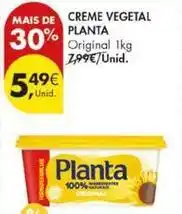 Pingo Doce Planta - creme vegetal promoção