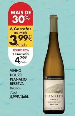 Pingo Doce Planalto - vinho douro promoção