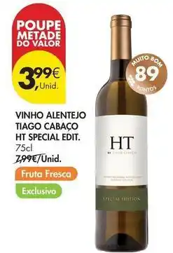 Pingo Doce Valor - vinho alentejo tiago cabaço promoção