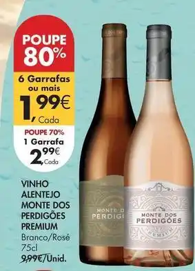 Pingo Doce Encosta das perdizes - vinho alentejo promoção