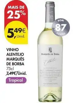 Pingo Doce Marqués de borba - vinho alentejo promoção
