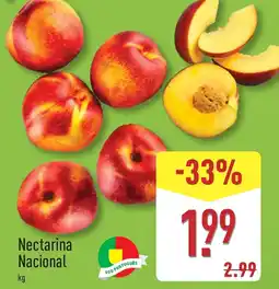 ALDI Nectarina Nacional promoção