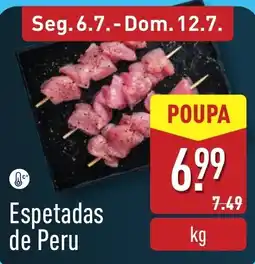 ALDI Espetadas de Peru promoção