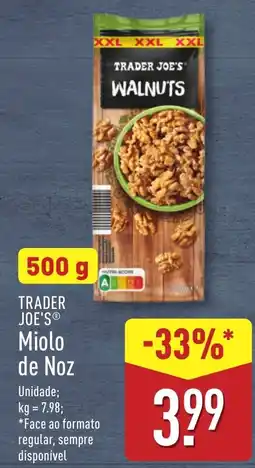 ALDI TRADER JOE'S Miolo de Noz promoção