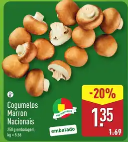 ALDI Cogumelos Marron Nacionais promoção