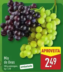 ALDI Mix de Uvas promoção