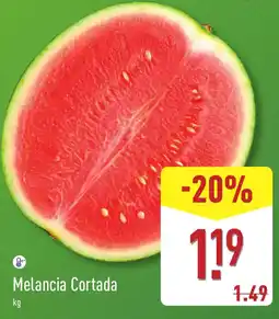 ALDI Melancia Cortada promoção