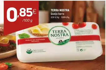 Coviran TERRA NOSTRA Queijo barra promoção