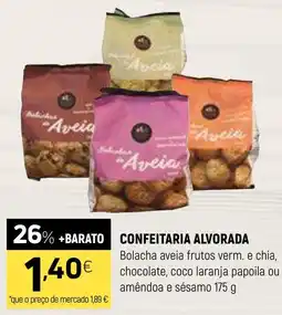 Coviran Confeitaria alvorada Bolacha aveia frutos verm. e chia, promoção