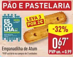 ALDI Empanadilha de Atum promoção