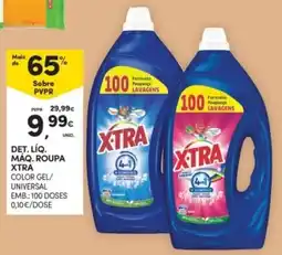 Continente Det. líq. máq. roupa xtra promoção
