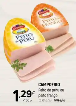 Coviran CAMPOFRIO Peito de peru ou peito frango promoção