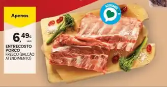 Continente Entrecosto porco promoção