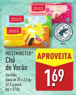 ALDI WESTMINSTER Chá de Verão promoção