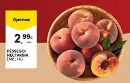 Continente Pêssego/ nectarina promoção