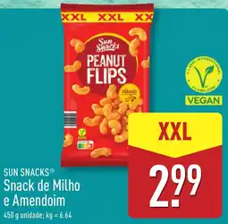 ALDI SUN SNACKS Snack de Milho e Amendoim promoção