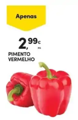 Continente Pimento vermelho promoção
