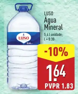 ALDI LUSO Agua Mineral promoção