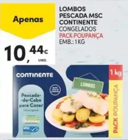 Continente Lombos pescada msc continente promoção
