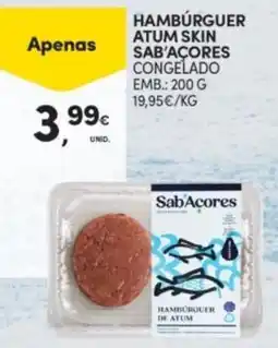 Continente Hamburguer atum skin sab'açores congelado promoção