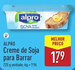 ALDI ALPRO Creme de Soja para Barrar promoção