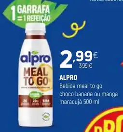 Coviran ALPRO Bebida meal to go choco banana ou manga maracujá promoção