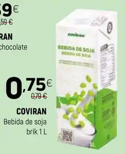 Coviran COVIRAN Bebida de soja brik promoção