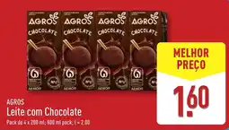 ALDI AGROS Leite com Chocolate promoção
