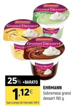Coviran EHRMANN Sobremesa grand dessert promoção