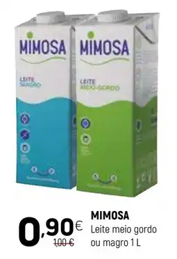 Coviran MIMOSA Leite meio gordo ou magro promoção