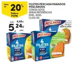 Continente Filetes pescada panados pescanova promoção