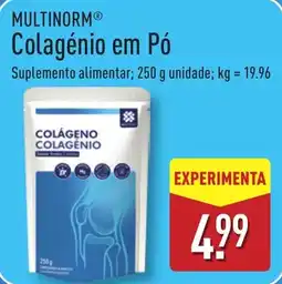 ALDI MULTINORM Colagénio em Pó promoção