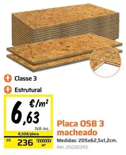Obramat Placa OSB 3 macheado promoção