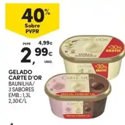 Continente Gelado carte d'or promoção