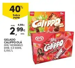 Continente Gelado calippo olá promoção