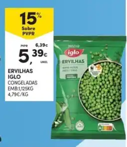 Continente Ervilhas iglo promoção