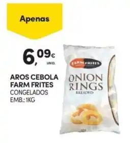 Continente Aros cebola farm frites congelados promoção